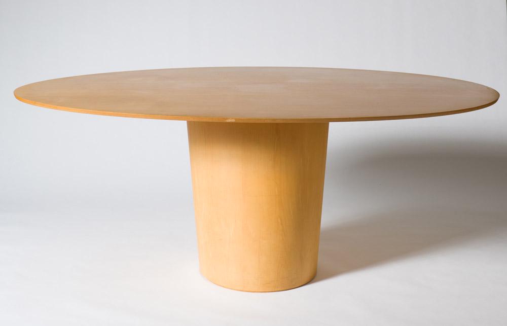 Maya Lin Dining Table, 1998 design, 1998: Maya Lin (American, b. 1959) Dining Table, 1998 design, 1998 Wood 28 x 72 x 48 (in) Unsigned