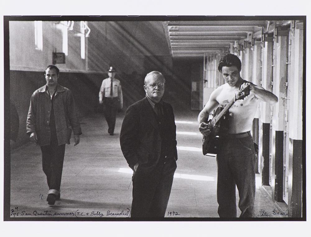 Peter Beard San Quentin Summer (T.C. + Bobby...: Peter Beard (English, 1938-2020) San Quentin Summer (T.C. + Bobby Beausoleil), 1972/82 Gelatin silver print on Agfa photopaper ed. 27 of 75 10.875 x 14 (in) Signed in pen Peter Beard, lower right Imag
