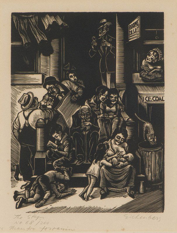 Fritz Eichenberg The Steps, 1934 (1 of 2)