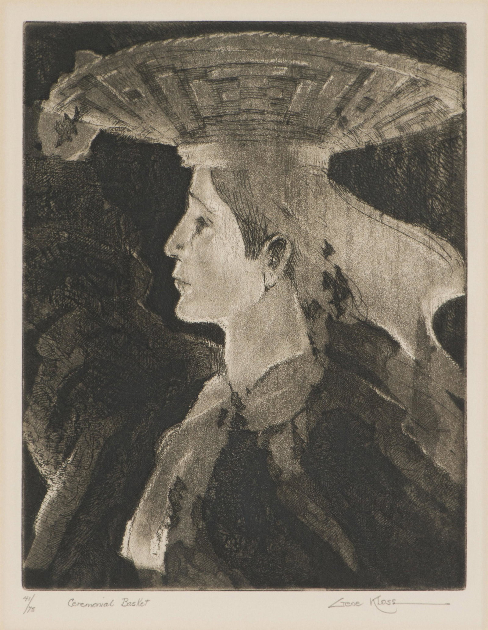 Gene Kloss Ceremonial Basket, 1969 (1 of 2)