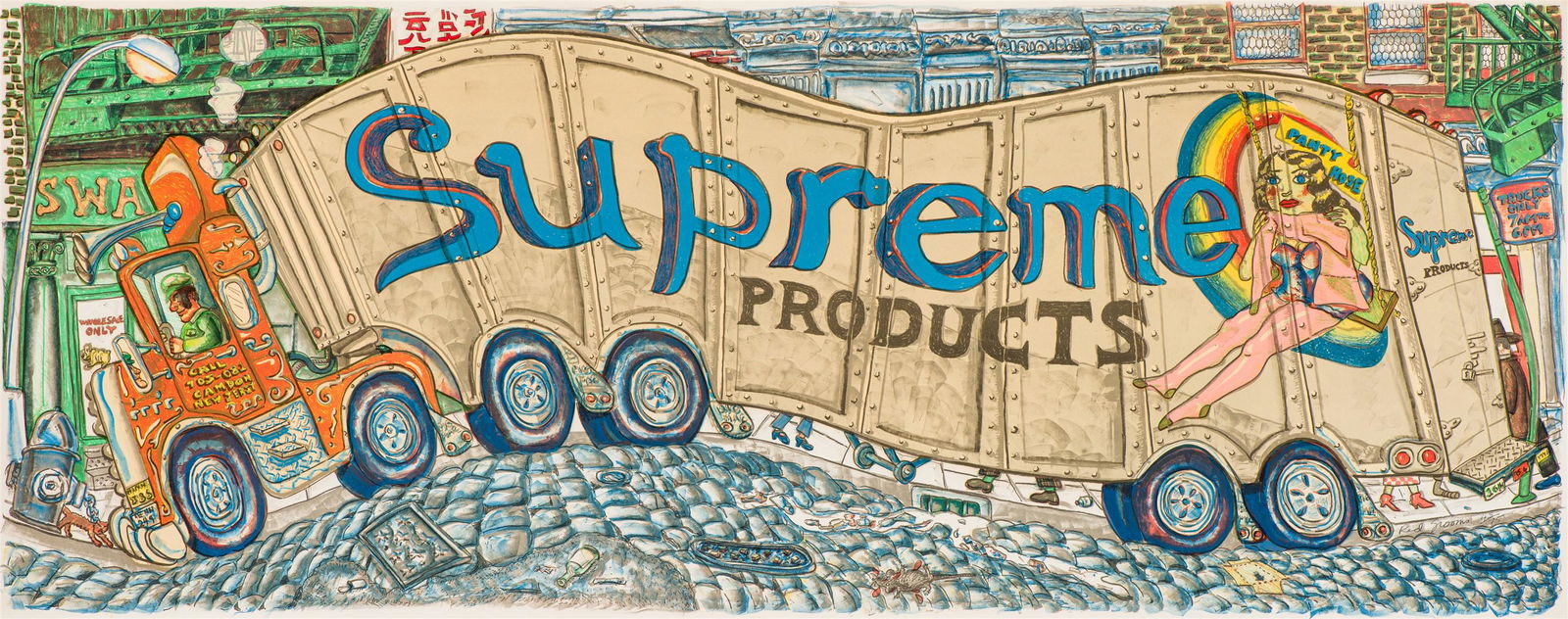 Red Grooms Truck II (Knestrick 78), 1979 (1 of 1)