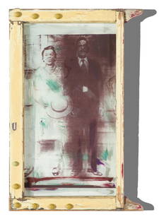 Mildred Howard #5: Mildred Howard (American, b. 1945) #5 Photo emulsion on found window with embellished frame 29.75 x 20 x 2 (in) Unsigned "5" written on tape applied to verso of wood. Provenance: Stanley and Mik