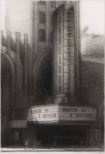 Richard Bunkall Poseidon Theater, 1990: Richard Bunkall (American, 1953-1999) Poseidon Theater, 1990 Charcoal on paper 36.5 x 25 (in) 42.75 x 34.5 x 2.25 (in) Framed Signed Bunkall, lower right