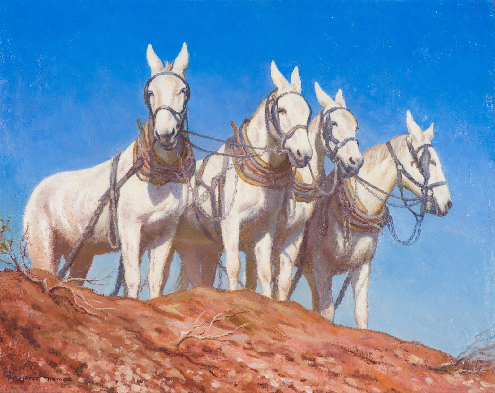 Marjorie Thomas Four White Mules (1 of 2)