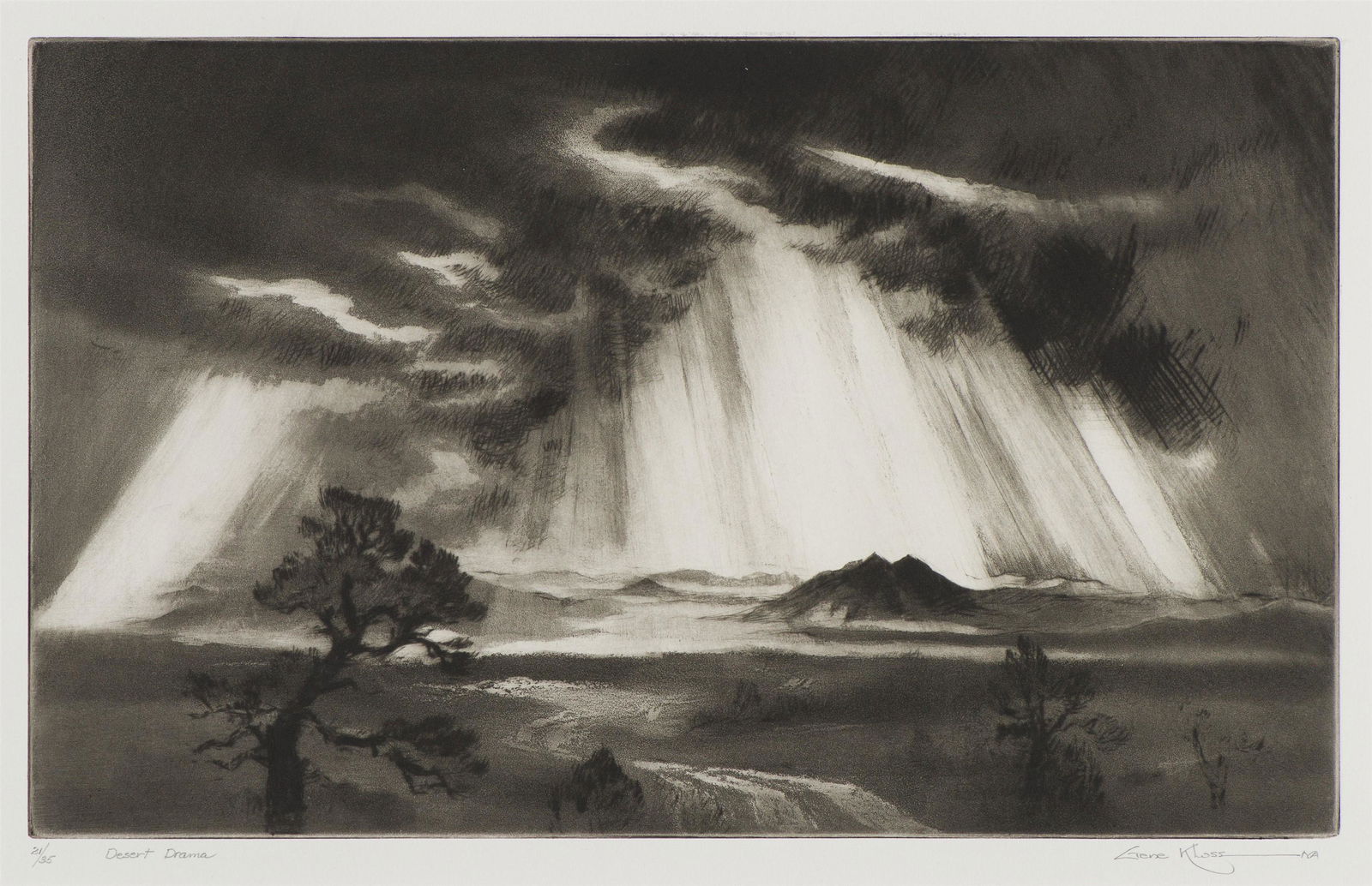 Gene Kloss Desert Drama, 1977 (1 of 2)