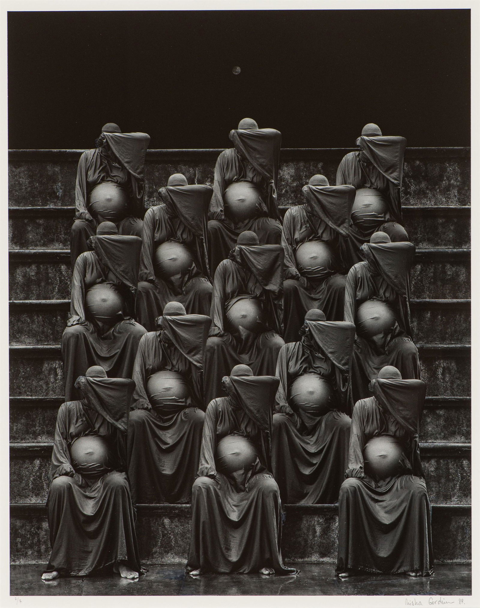 Misha Gordin Crowd #19, 1989 (1 of 2)