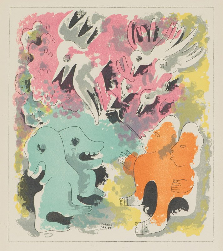 Carlos Mérida Plate VII from Estampas del Popol... (1 of 2)