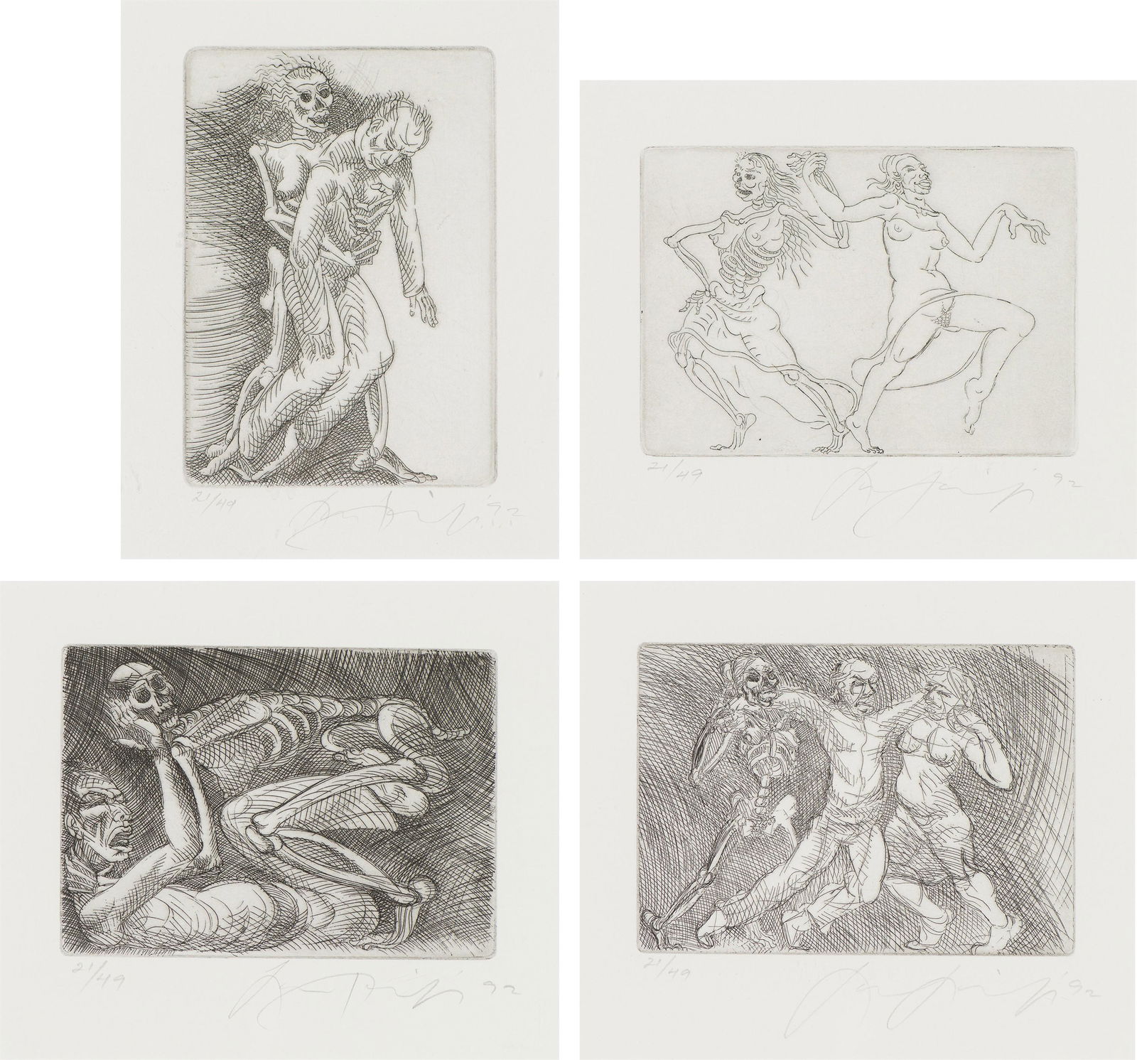 Luis Jiménez (4) Etchings, 1992 (1 of 5)