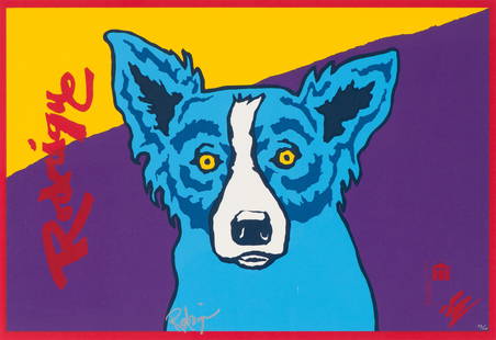 George Rodrigue Museum Edition - McLean County Arts Center, Bloomington, IL, 1993: George Rodrigue (American, 1944-2013) Museum Edition - McLean County Arts Center, Bloomington, IL, 1993 Screenprint on paper ed. 22 of 110 23 x 33.5 (in) 33.25 x 42.75 x 1 (in) Framed Signed in