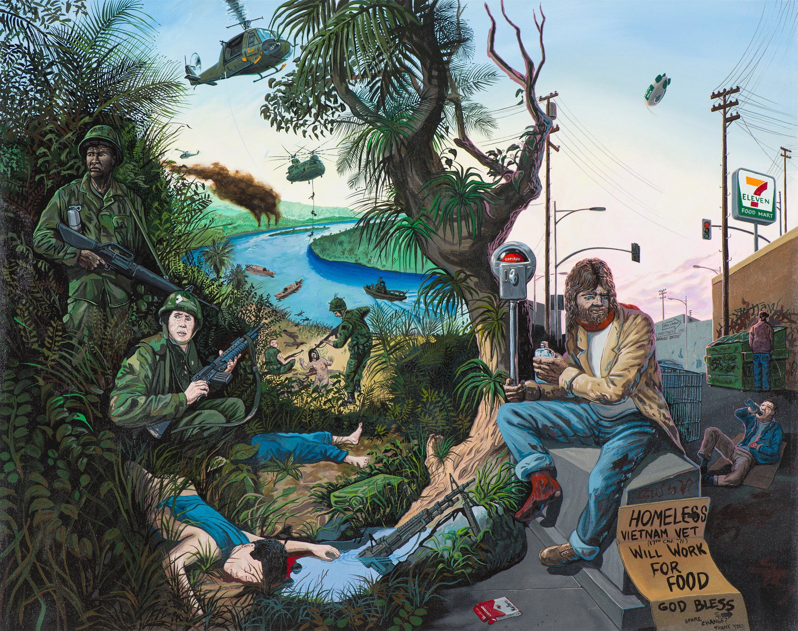 Sandow Birk Vietnam Vets, 1994 (1 of 2)