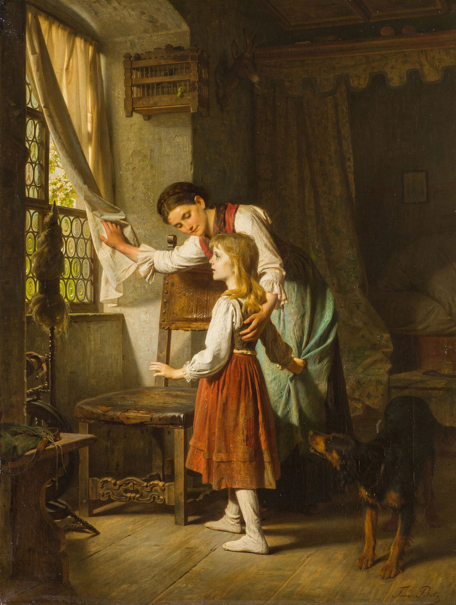 Ferdinand Piloty, Jr. The Convalescent (1 of 3)