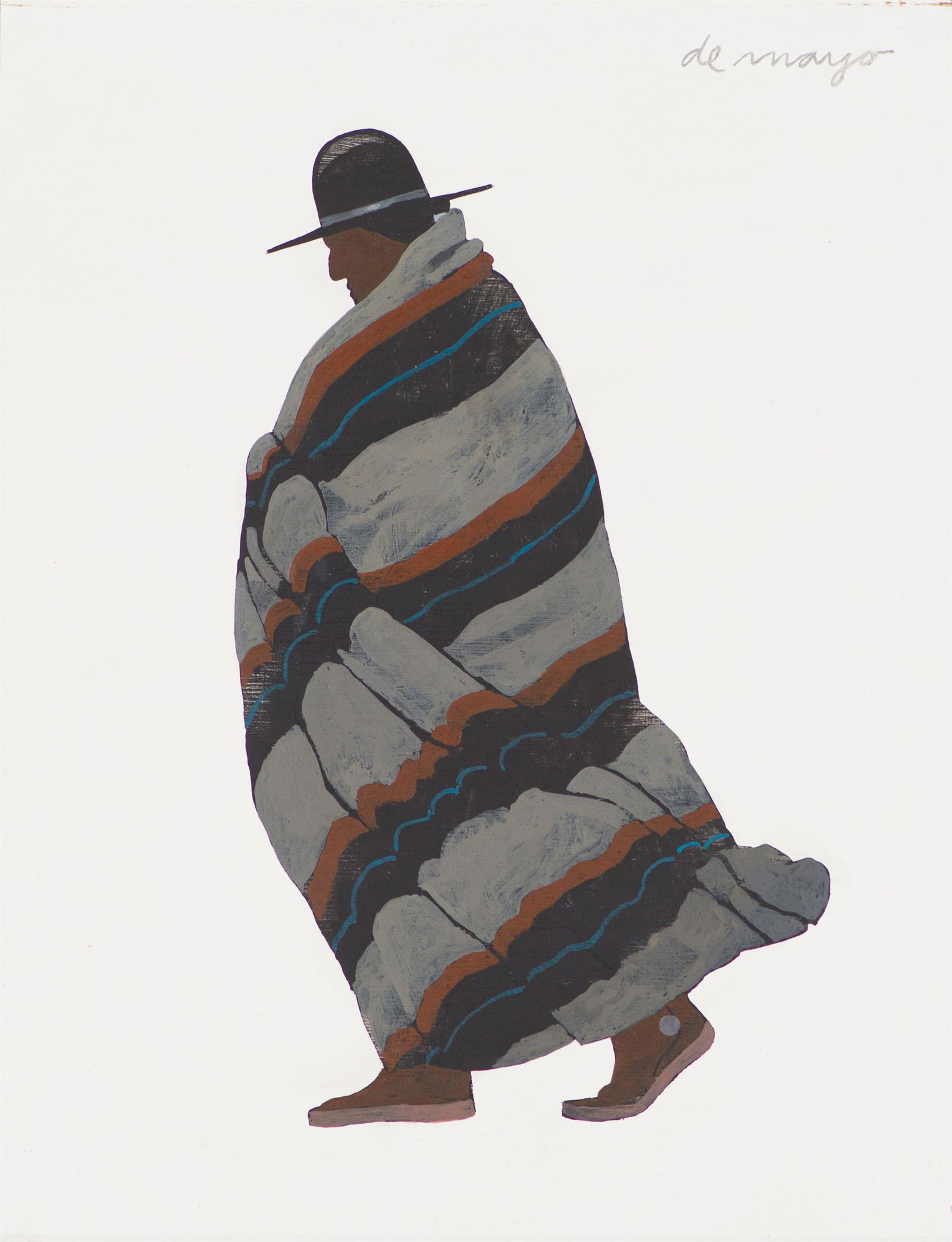 Louis De Mayo Man with Blanket, 1983 (1 of 3)