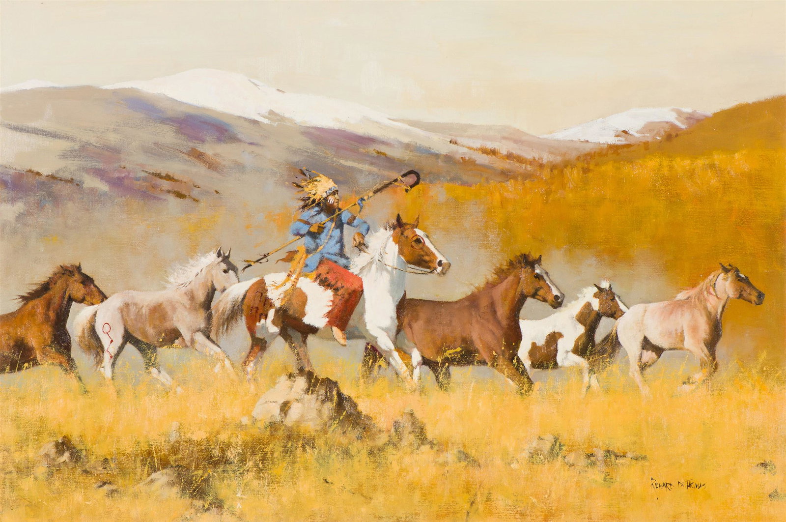 Richard D. Thomas War Horses on the Move, 2016 (1 of 2)