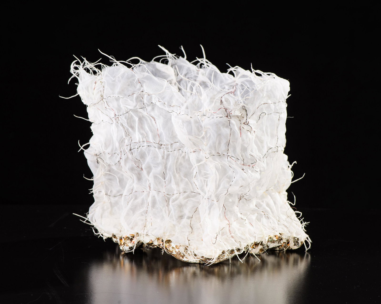 Kiyomi Iwata Silver Fungus Box, 20th c. (1 of 3)