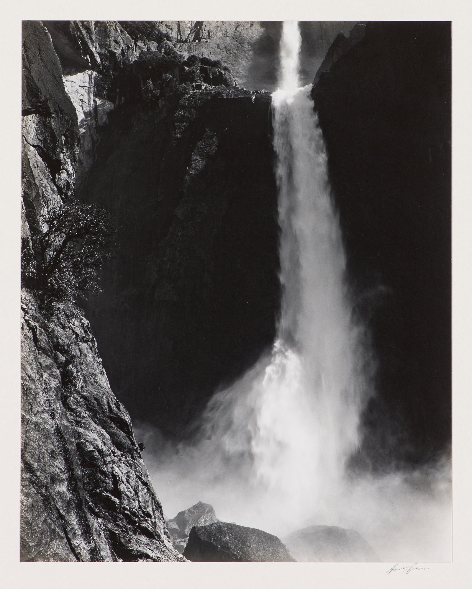 Ansel Adams Lower Yosemite Falls, 1959, printed 1959 (1 of 5)