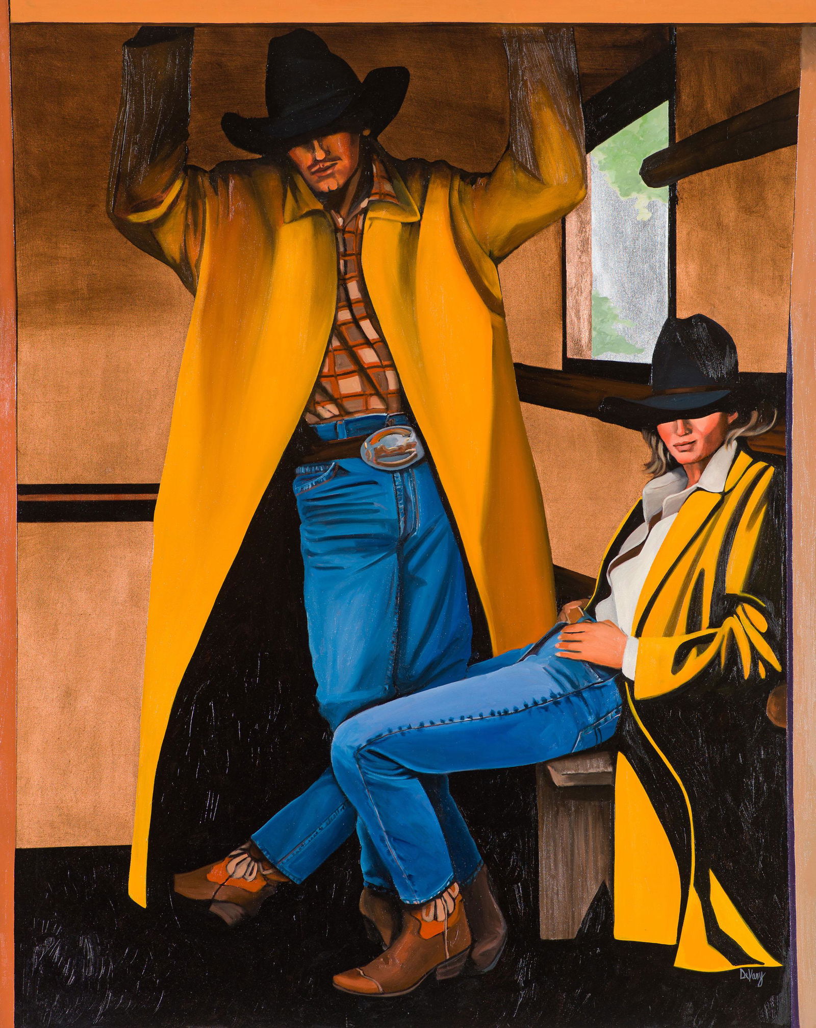 David DeVary Don and Cindy in the Barn, 1998 (1 of 2)