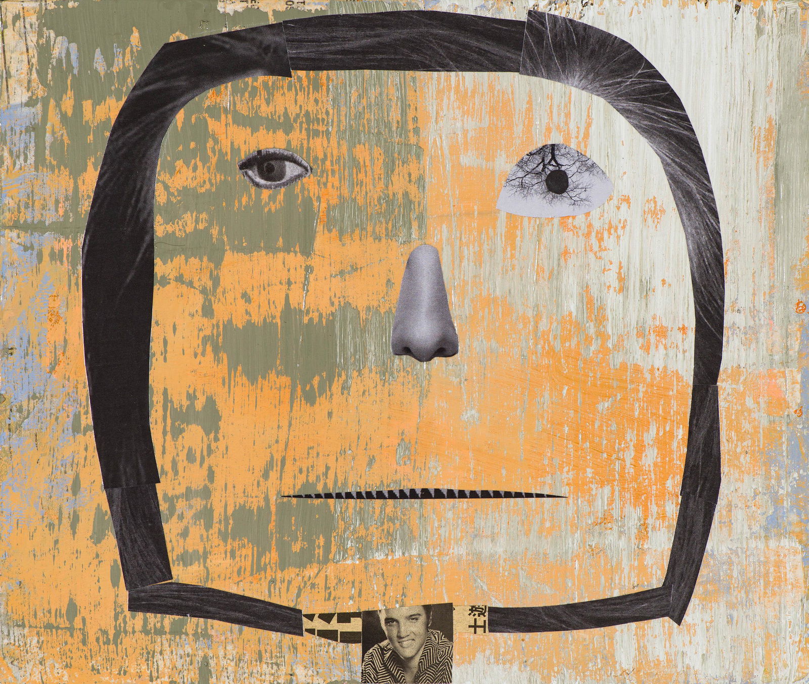 Holly Roberts Orange Head (with Elvis), 2013 (1 of 4)