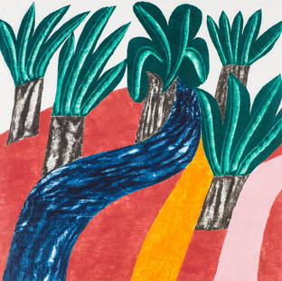 Carol Summers Wild Palms, 1986: Carol Summers (American, 1925-2016) Wild Palms, 1986 Woodblock on thin paper ed. 48 of 100 36.5 x 36.75 (in) 44 x 43.5 x 1 (in) Framed Signed in pencil Carol Summers, lower right Titled in pencil,