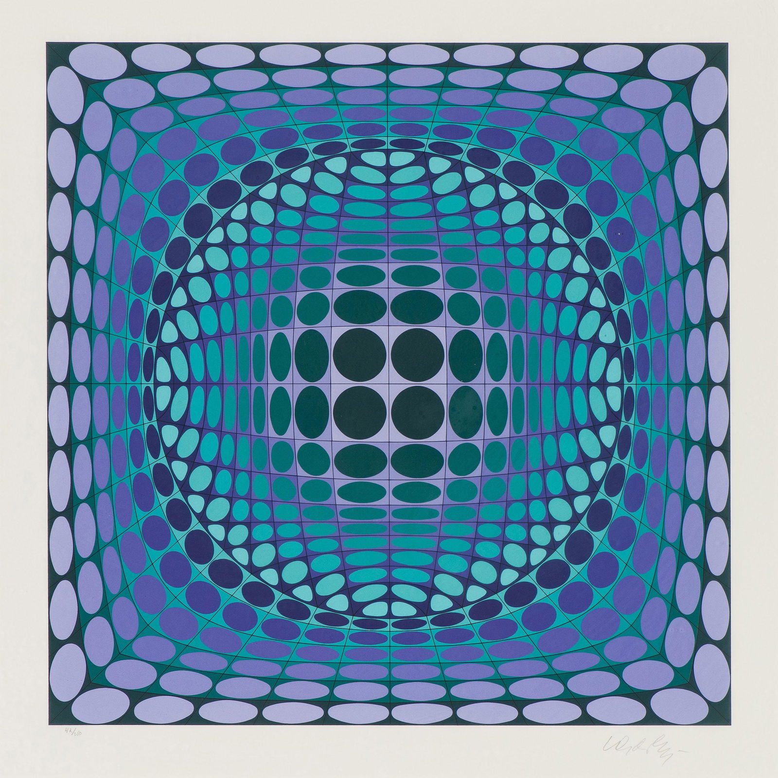 Victor Vasarely Uran-Vega, 1985 (1 of 2)