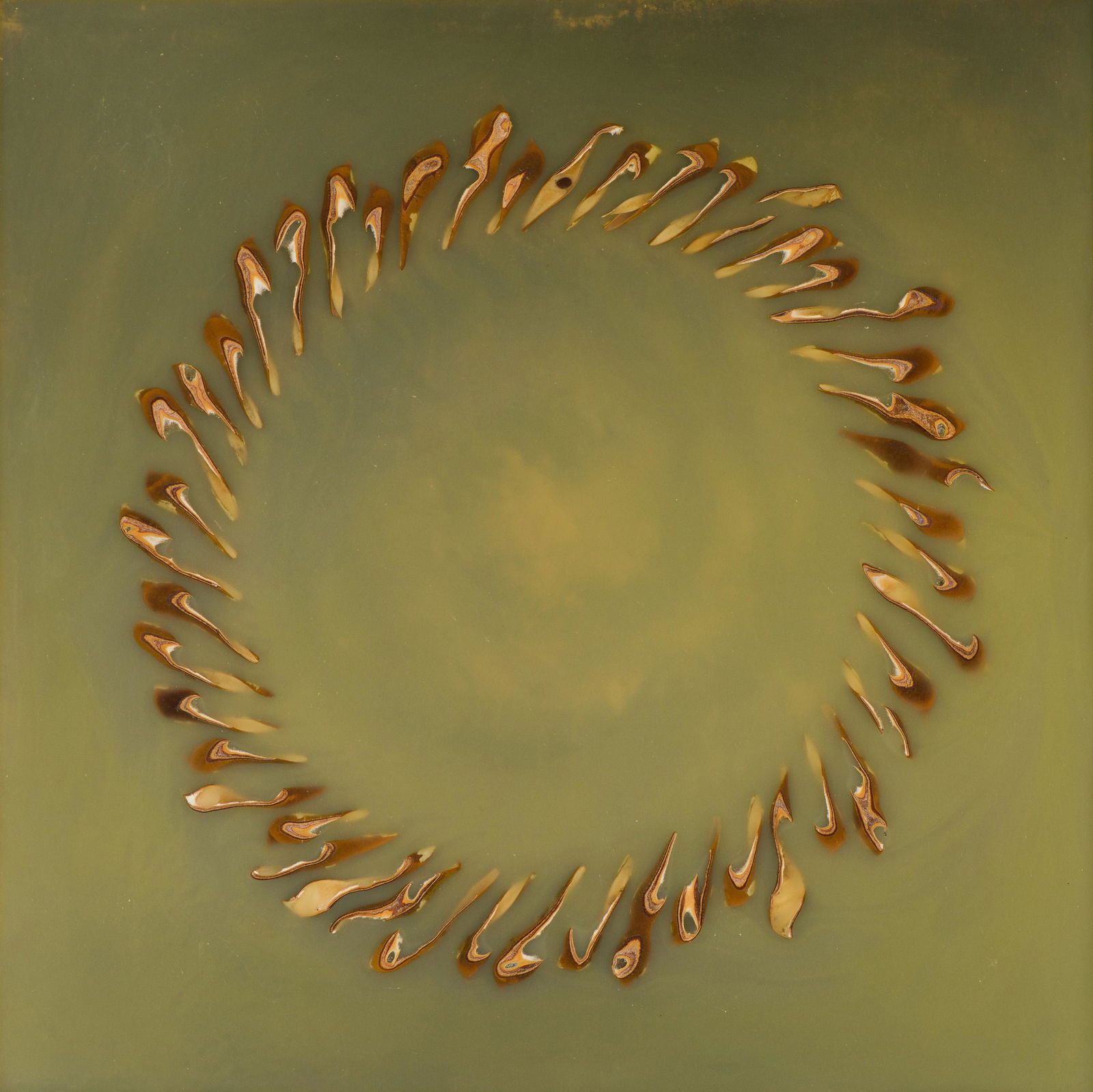 Mayme Kratz Circle Dream #3, 2006: Mayme Kratz (American, b. 1958) Circle Dream #3, 2006 Mixed media in resin on board 23.75 x 23.75 (in) Signed Kratz, verso Titled and dated, verso.