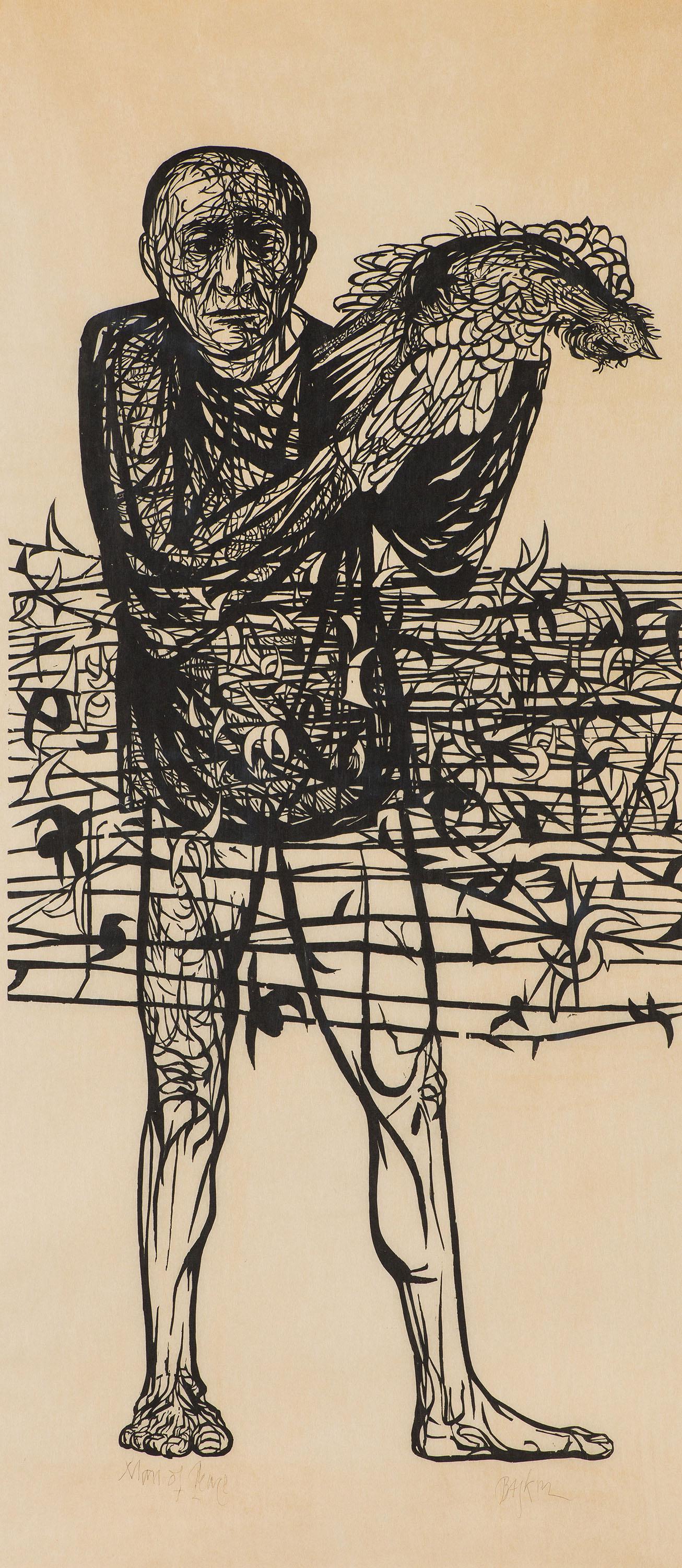 Leonard Baskin Man of Peace, 1952 (1 of 2)