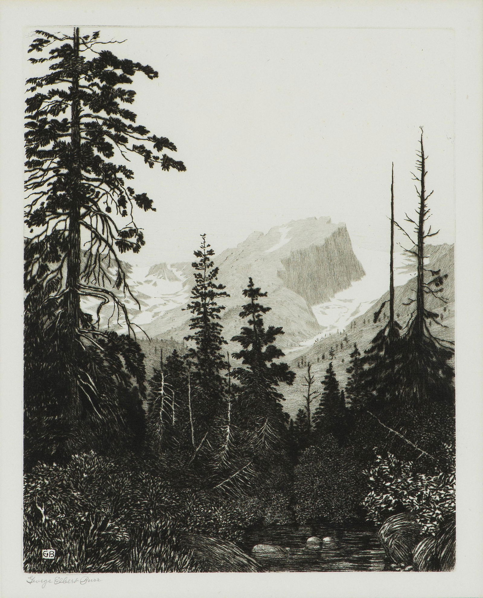 George Elbert Burr Road to Bear Lake, Estes Park (1 of 2)