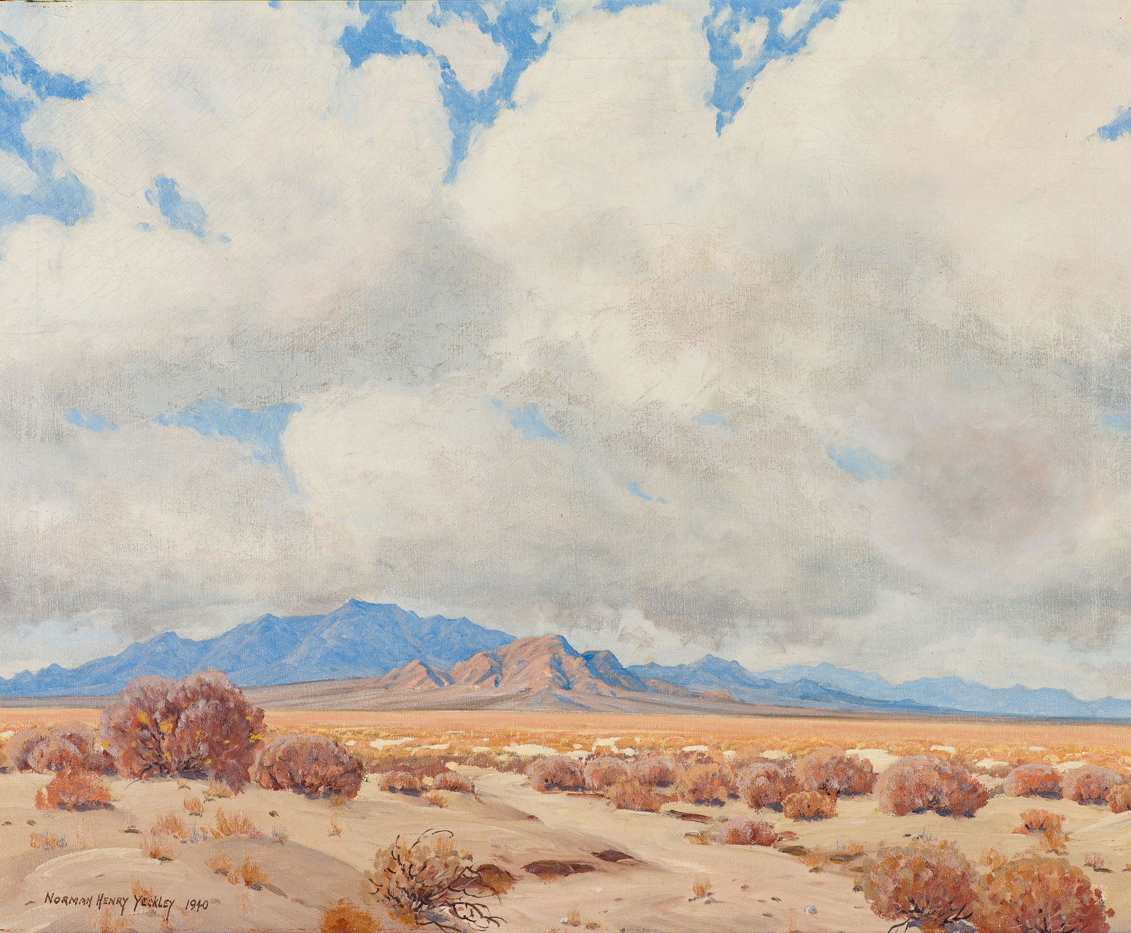 Norman Henry Yeckley Drifting Clouds, 1940 (1 of 5)