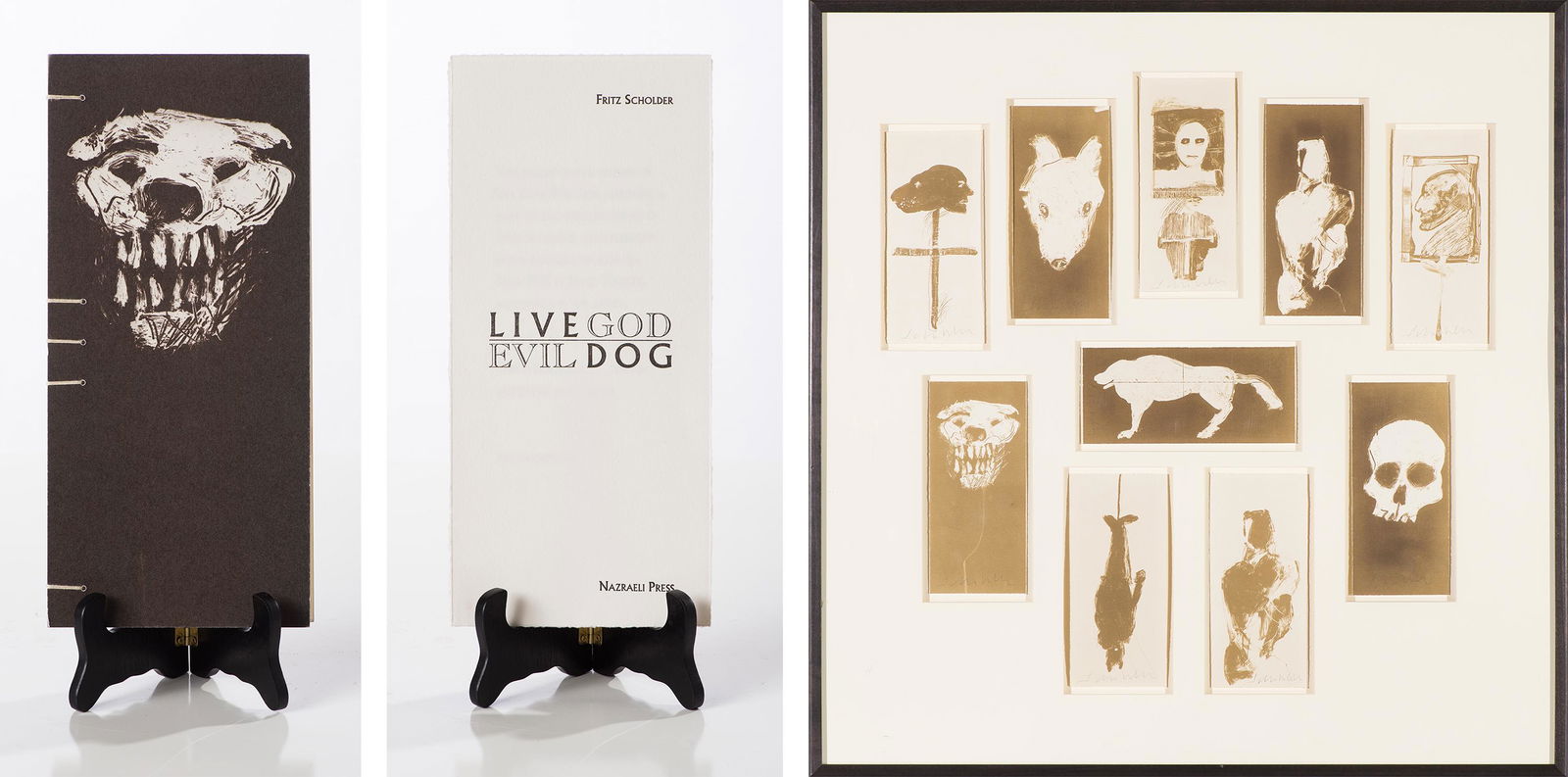 Fritz Scholder Live Dog/Evil God, 1991-2 (1 of 5)