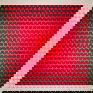 Victor Vasarely Pokol BF, 1968: Victor Vasarely (Hungarian, French, 1906-1997) Pokol BF, 1968 Serigraph on paper ed. 192 of 250 26.75 x 26.75 (in) Signed in pencil Vasarely, lower right Printed and published by Denise René