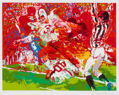 LeRoy Neiman Game of the Century, 1974: LeRoy Neiman (American, 1912-2012) Game of the Century, 1974 Serigraph on paper ed. 234 of 300 21.5 x 27.5 (in) 31 x 35.75 x 1.25 (in) Framed Signed in pencil LeRoy Neiman, lower right From "The N