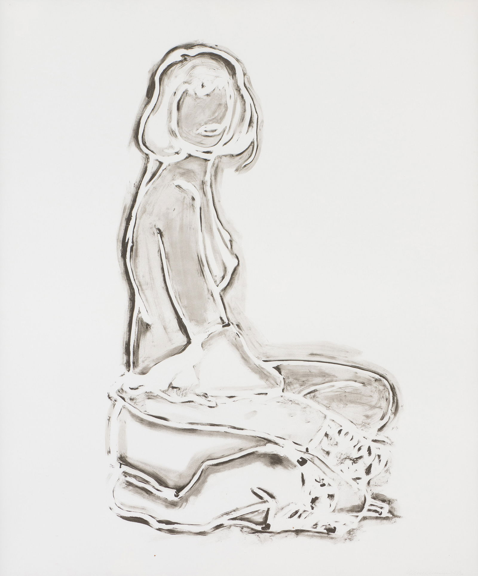 Tom Wesselmann Monica Sitting, Robe Half Off, 1990 (1 of 3)