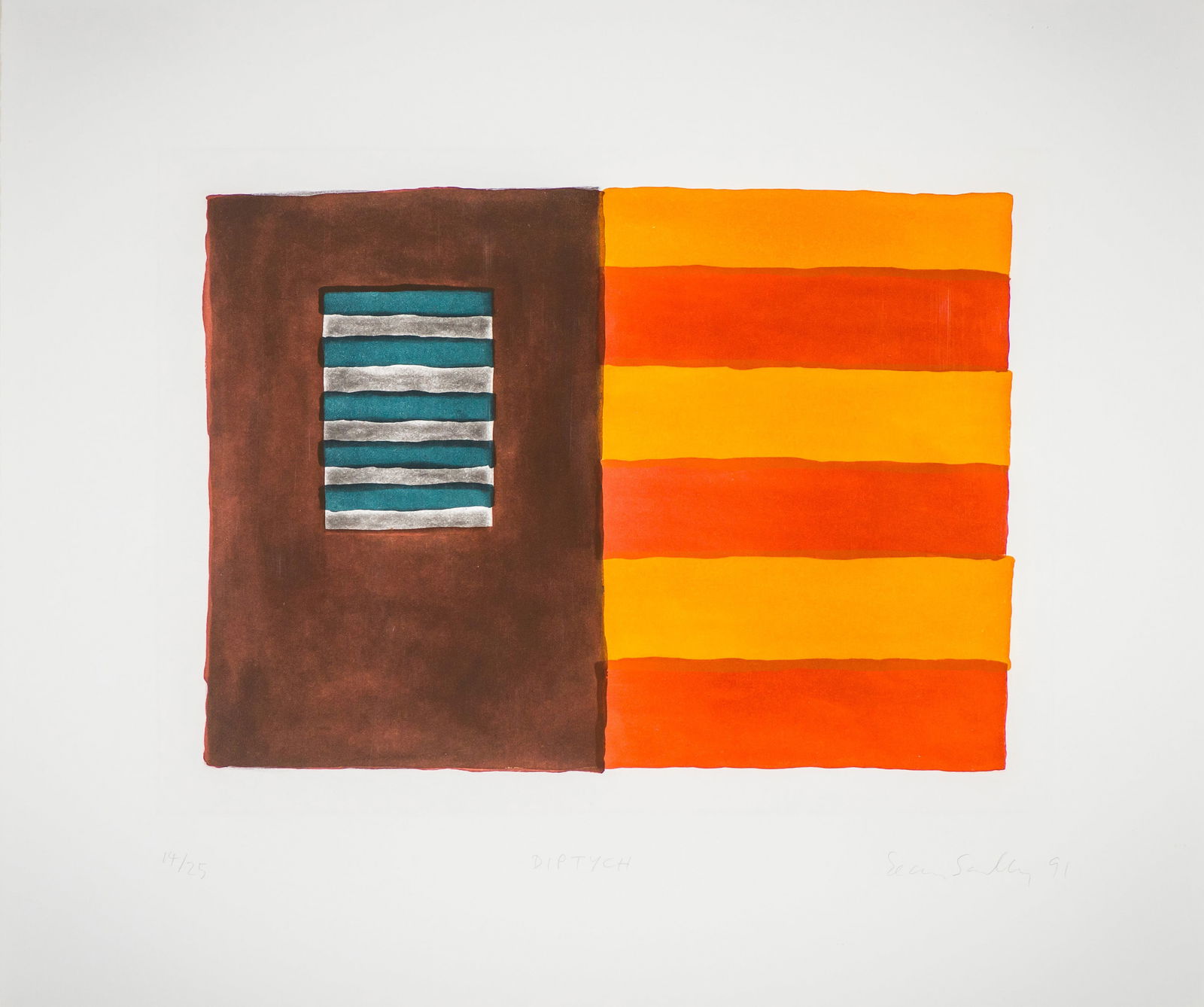 Sean Scully Diptych, 1991 (1 of 4)