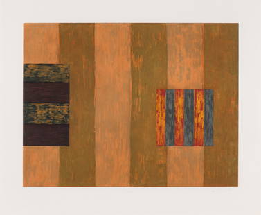 Sean Scully Wall, 1988: Sean Scully (Irish, American, b. 1945) Wall, 1988 Etching, aquatint, soapground, spit bite, and crayon resist on wove paper ed. 2 of 40 41.5 x 51 (in) 45 x 54 x 1.75 (in) Framed Signed and dated in pe