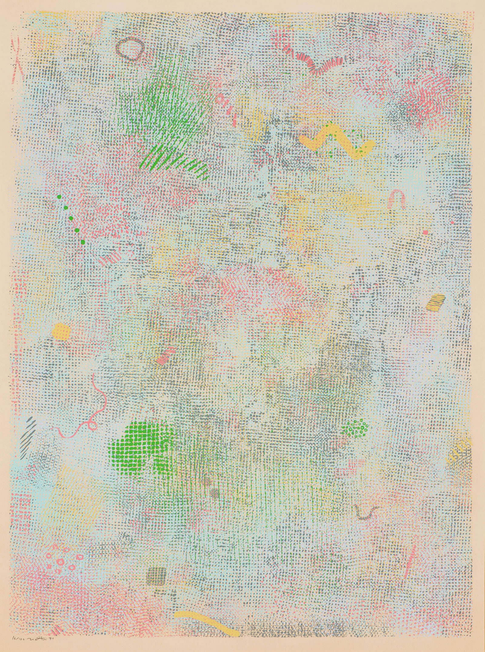 Robert Natkin Untitled (Intimate Lighting Series), 1974 (1 of 2)