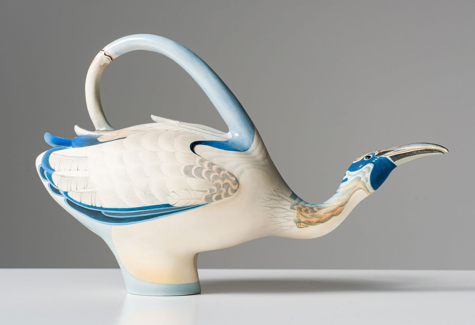 Annette Corcoran Wood Stork Teapot, 1988 (1 of 3)