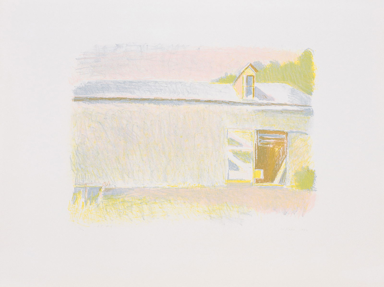 Wolf Kahn The Open Door, 1982 (1 of 3)