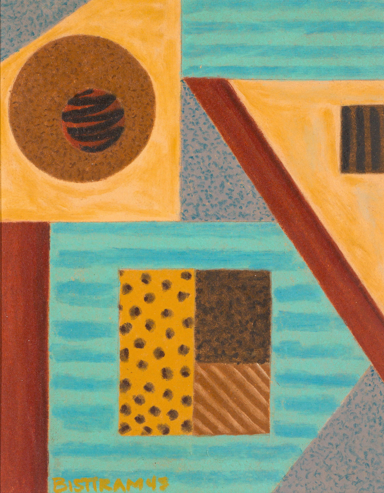 Emil Bisttram Untitled, 1943 (1 of 3)