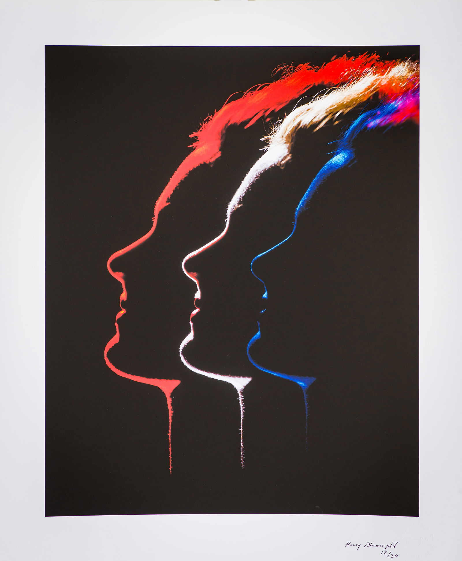 Erwin Blumenfeld Three Profiles, 1952, printed later (1 of 4)