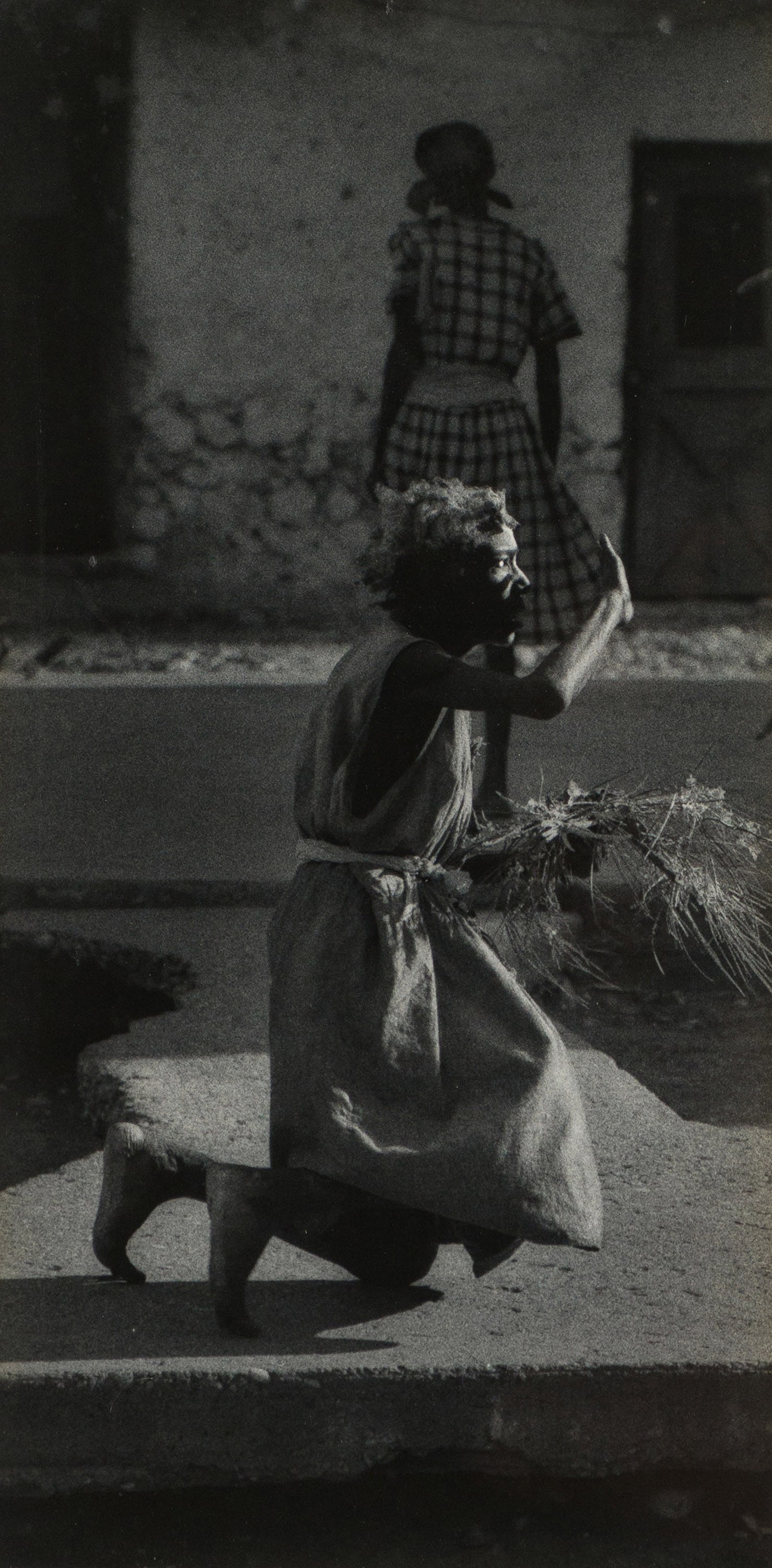 W. Eugene Smith Untitled - Haiti, 1958-9: W. Eugene Smith (American, 1918-1978) Untitled - Haiti, 1958-9 Gelatin silver print mounted on brown paper 13.75 x 6.875 (in) 23.25 x 19.25 x 1.5 (in) Framed Photographer's collection stamp on mount,