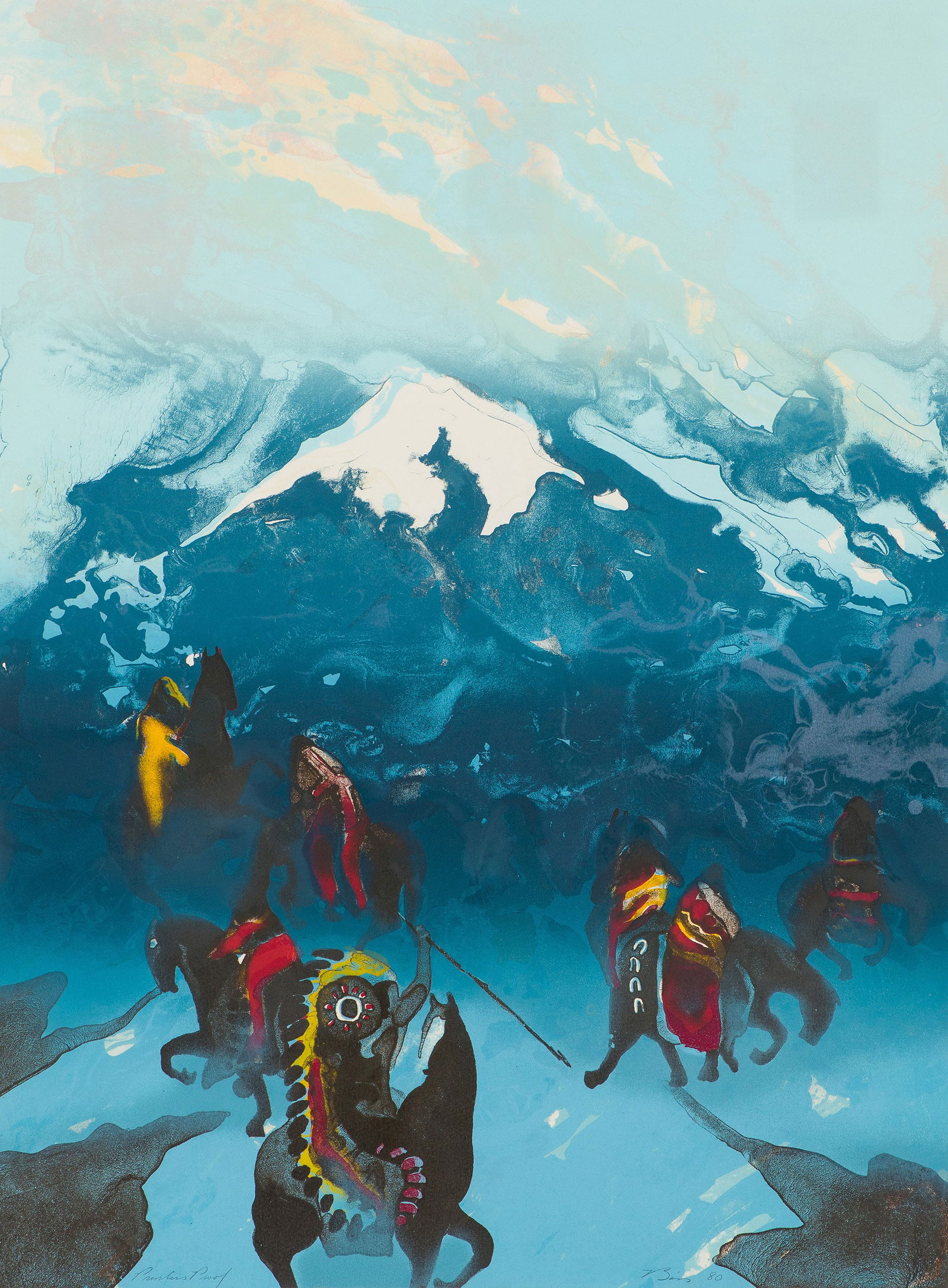 Earl Biss Rising to the Call of the Fog in the Morning, 1980 (1 of 4)