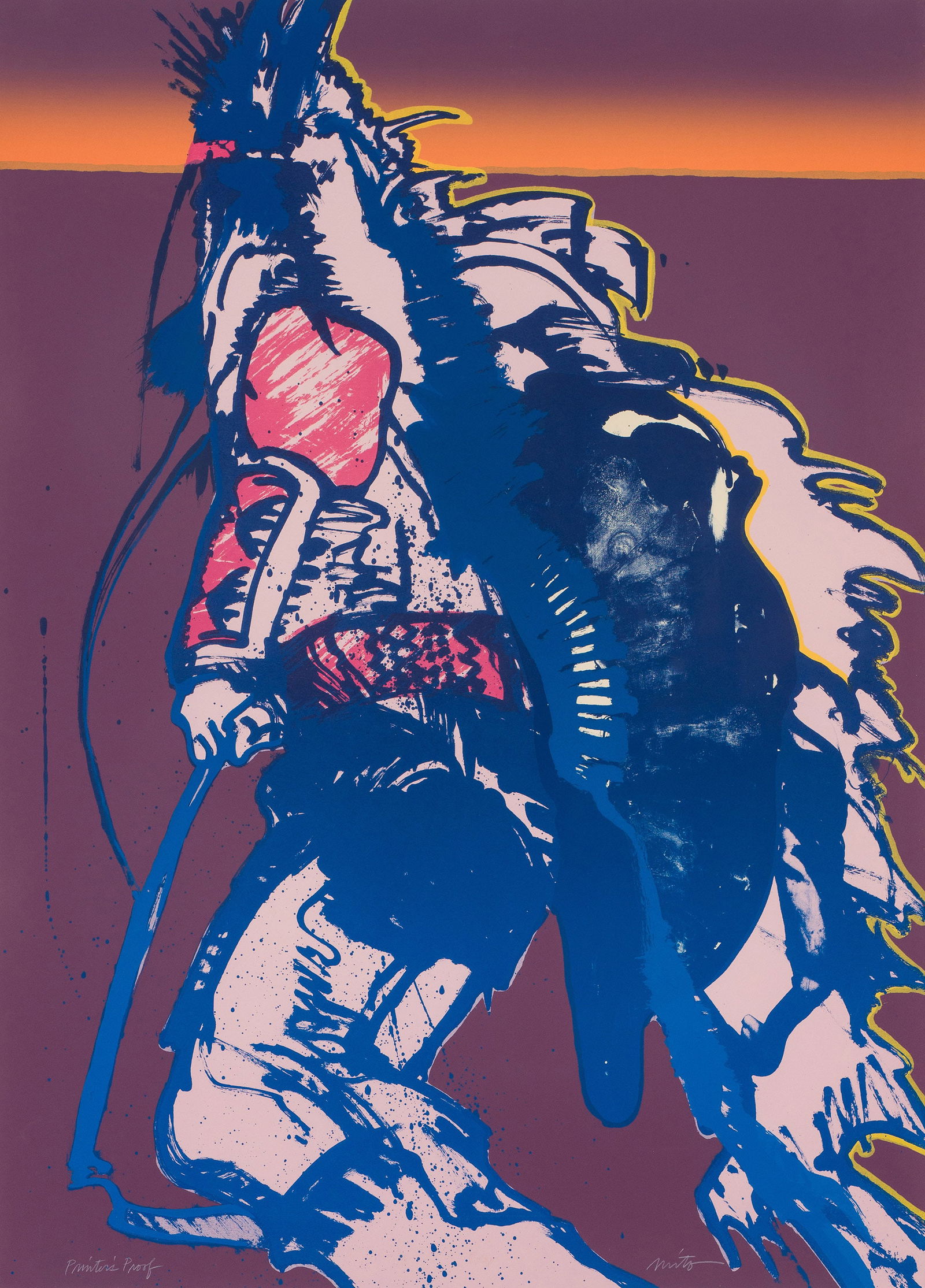 John Nieto Feather Dancer, 1981-2 (1 of 2)