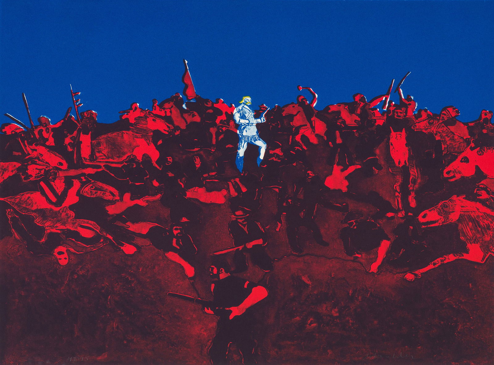 Fritz Scholder American Landscape (First State) (T: 76-632), 1976 (1 of 2)