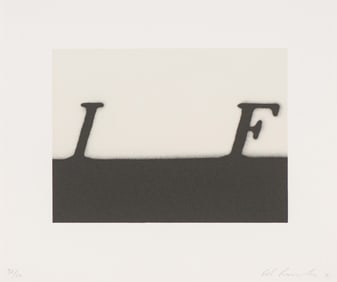 Ed Ruscha IF, 1991