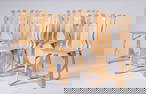 Frank Gehry (4) Hat Trick Chairs for Knoll, 1990
