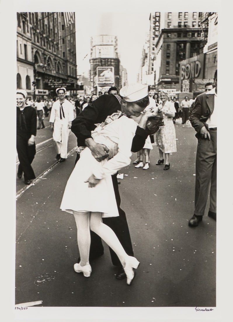 Alfred Eisenstaedt V-J Day Times Square, New York City, 1945, printed 1990 (1 of 3)