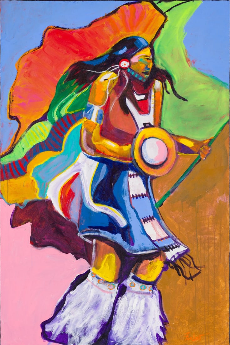 Malcolm Furlow Ceremonial Dancer (1 of 2)