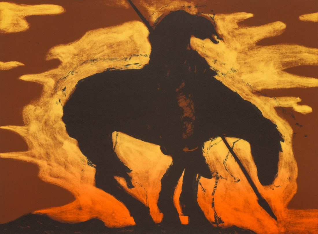 Fritz Scholder Indian Cliché (State II) (T: 78-634a), 1978 (1 of 1)