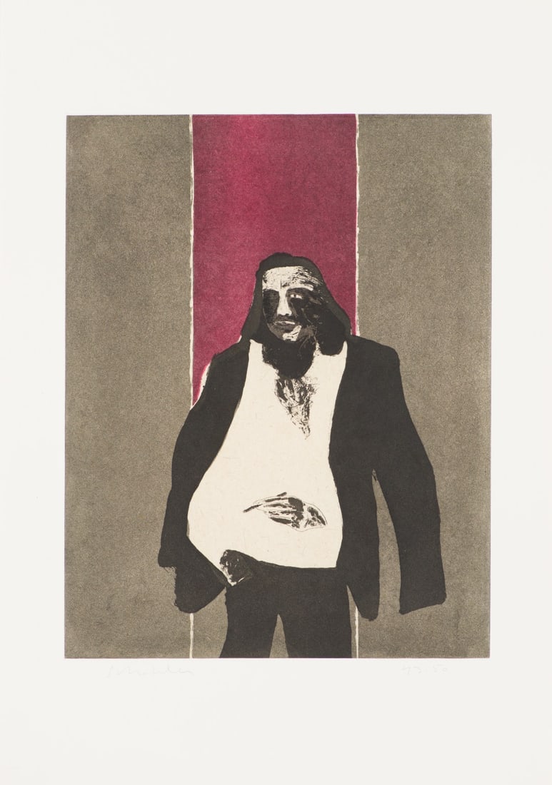 Fritz Scholder Self Portrait in Roma, 1978 (1 of 1)
