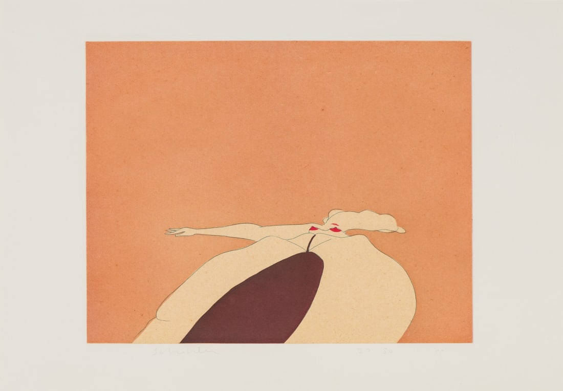 Fritz Scholder View in Roma #1, 1978 (1 of 2)