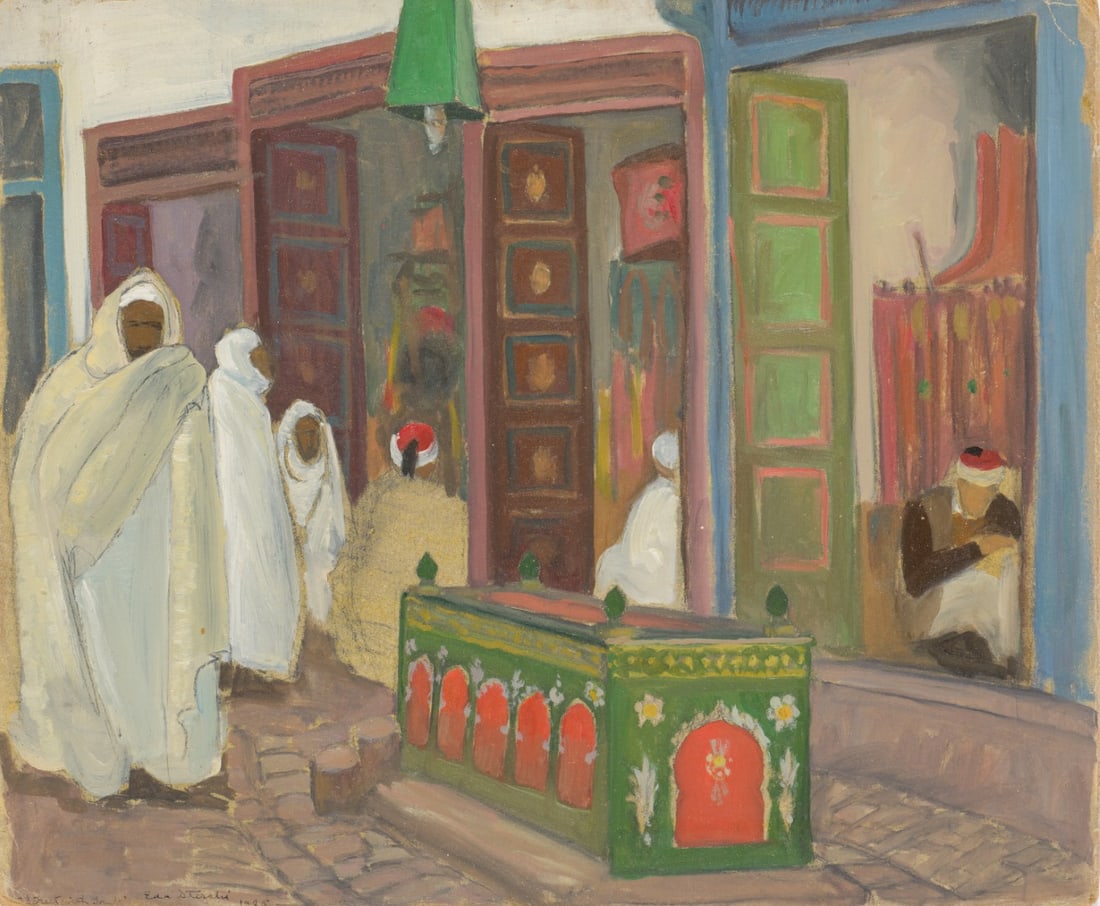 Eda Sterchi Souk of the Saddle Makers, 1925 (1 of 2)